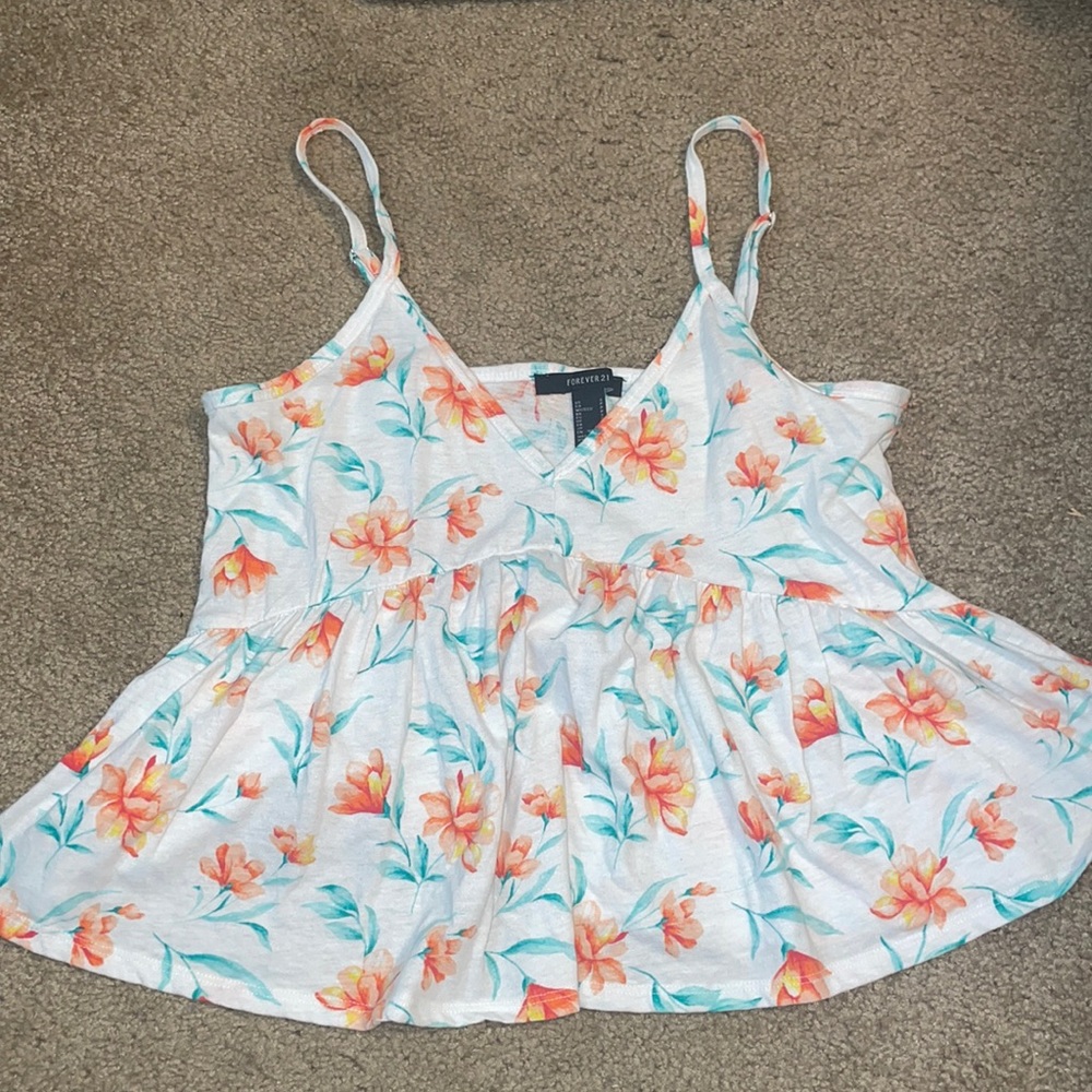 Flower tank top